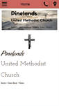 Mobile Screenshot of pinelandsumc.org